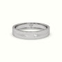 Flush Set Diamond Wedding Band — White Gold