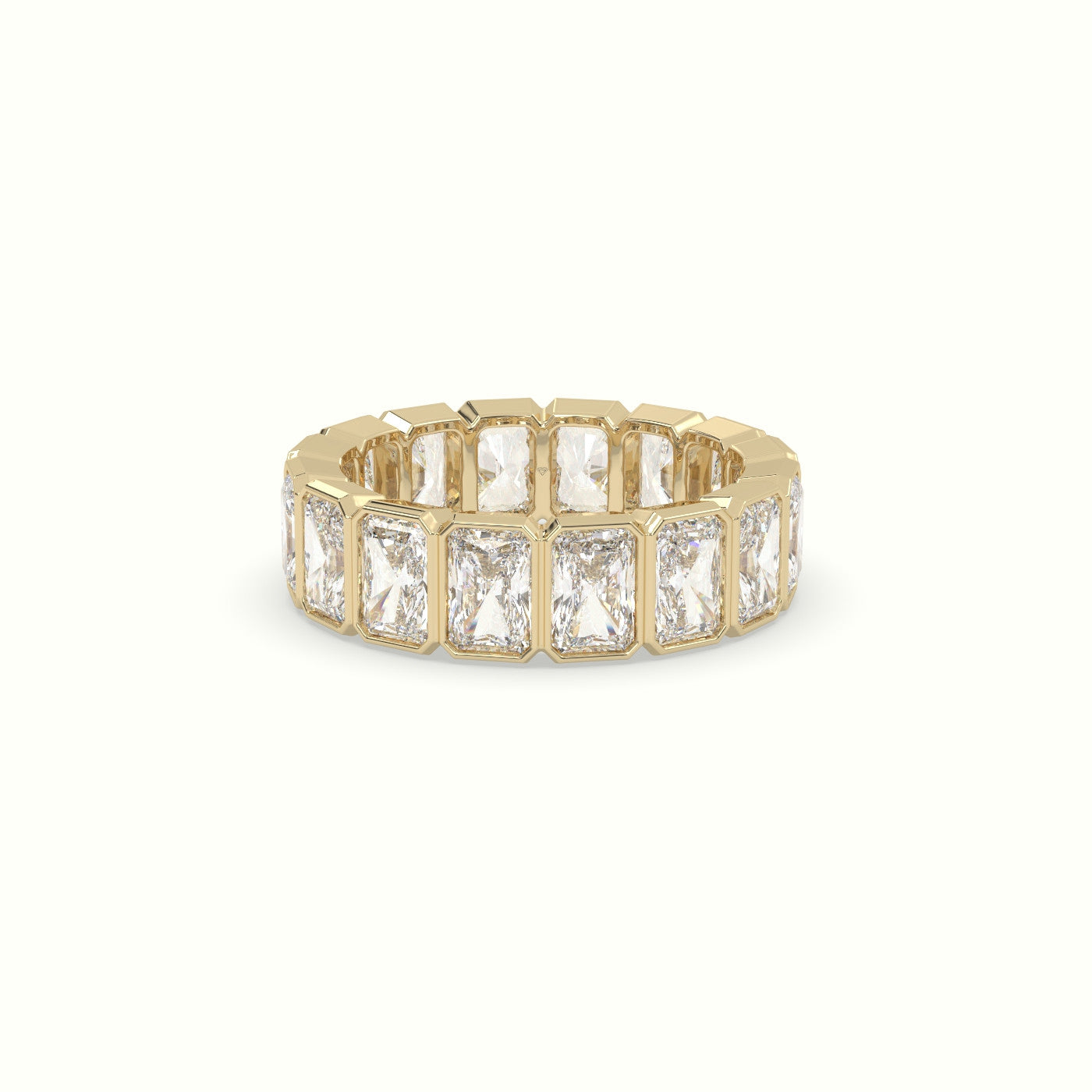 Diamond Eternity Wedding Ring — Yellow Gold