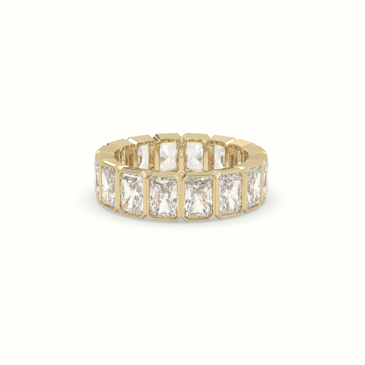 Diamond Eternity Wedding Ring — Yellow Gold