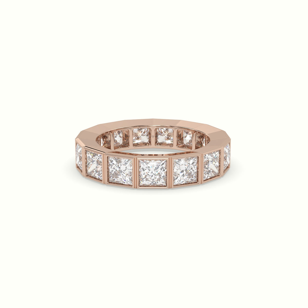 Diamond Eternity Wedding Ring — Rose Gold
