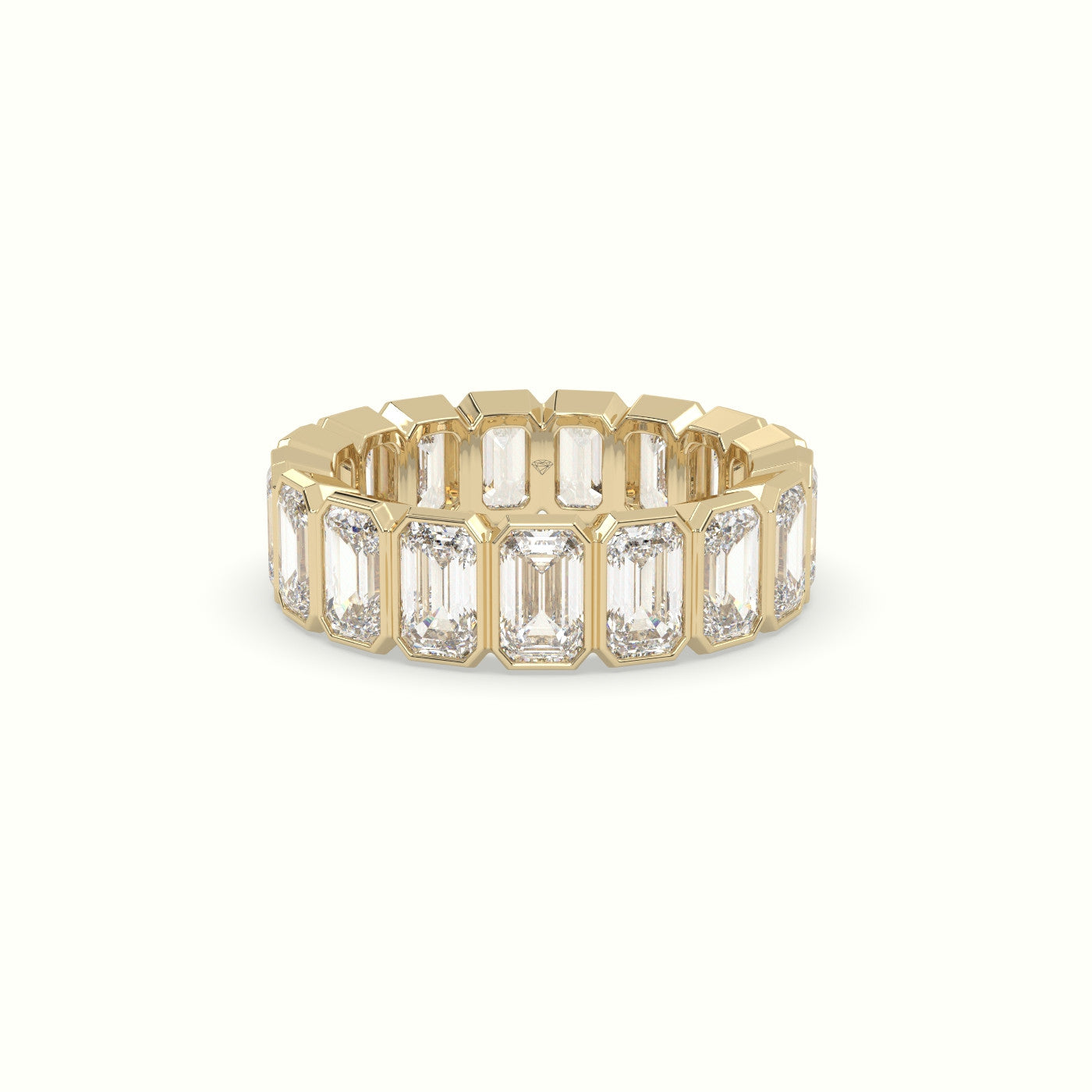 Diamond Eternity Wedding Ring — Yellow Gold