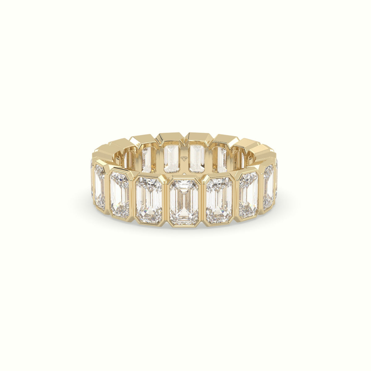 Diamond Eternity Wedding Ring — Yellow Gold