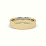 D Shape Court Profile Women'S Wedding Band — Yellow Gold