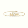 Mom Diamond Bracelet — Yellow Gold