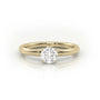 Exquisite Solitaire Diamond Engagement Ring — Yellow Gold
