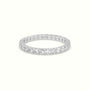 Shared Prong Diamond Wedding Ring — White Gold