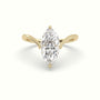 Marquise Solitaire Engagement Ring — Yellow Gold