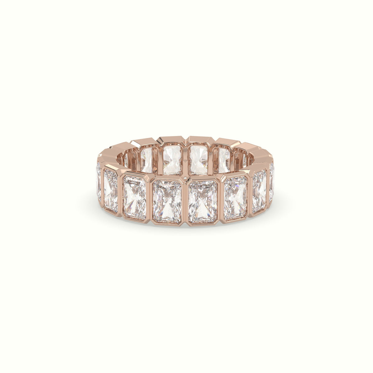 Diamond Eternity Wedding Ring — Rose Gold