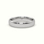 Profile F Wedding Ring — White Gold