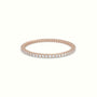Classic Round Cut Diamond Eternity Ring — Rose Gold