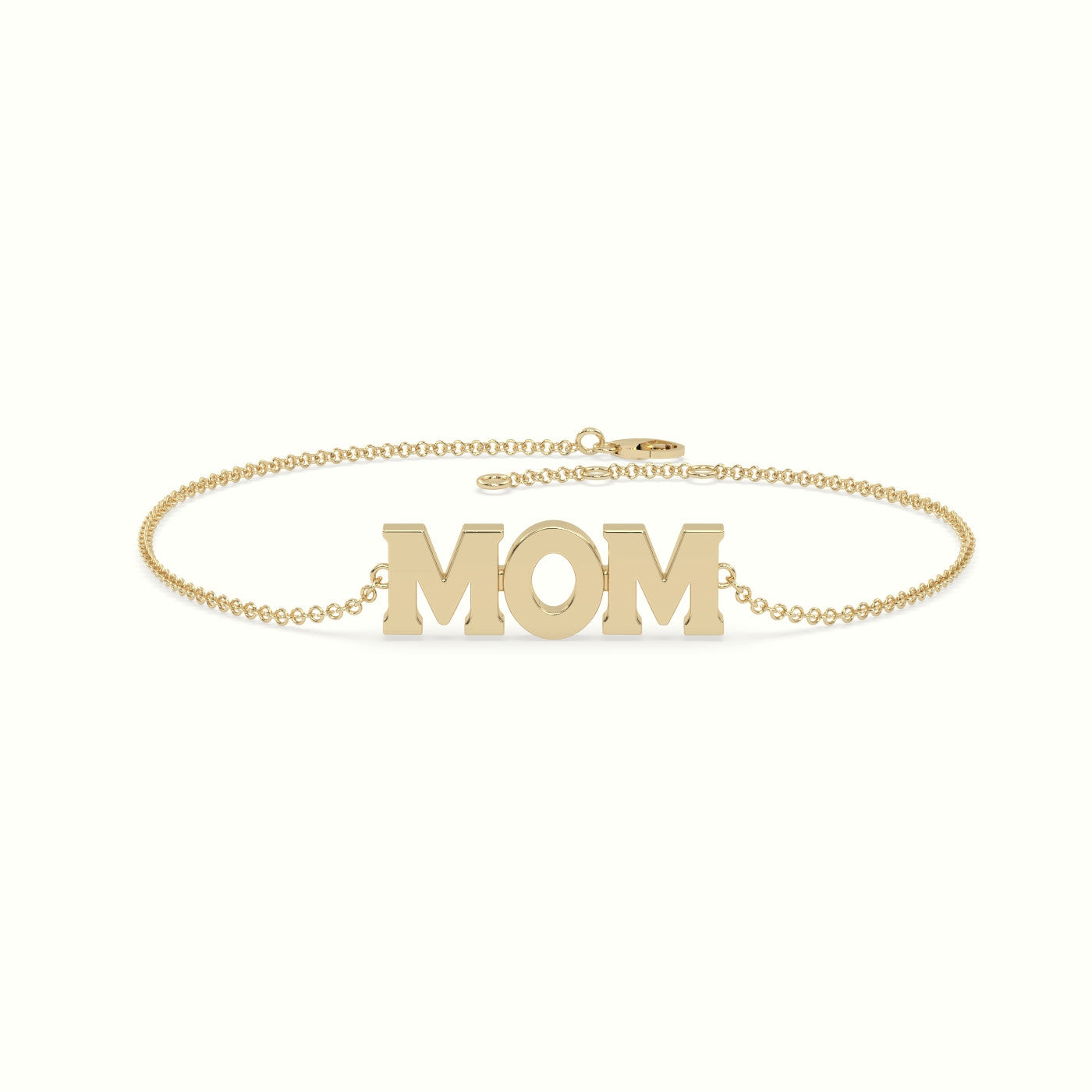 Mom Bracelet — Yellow Gold