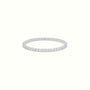 Diamond Eternity Wedding Ring — White Gold