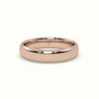 Profile F Wedding Ring — Rose Gold