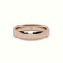 Concave Women'S Wedding Rings — Rose Gold