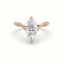 Marquise Solitaire Engagement Ring — Rose Gold