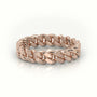 Cuban Plain Ring 5Mm — Rose Gold