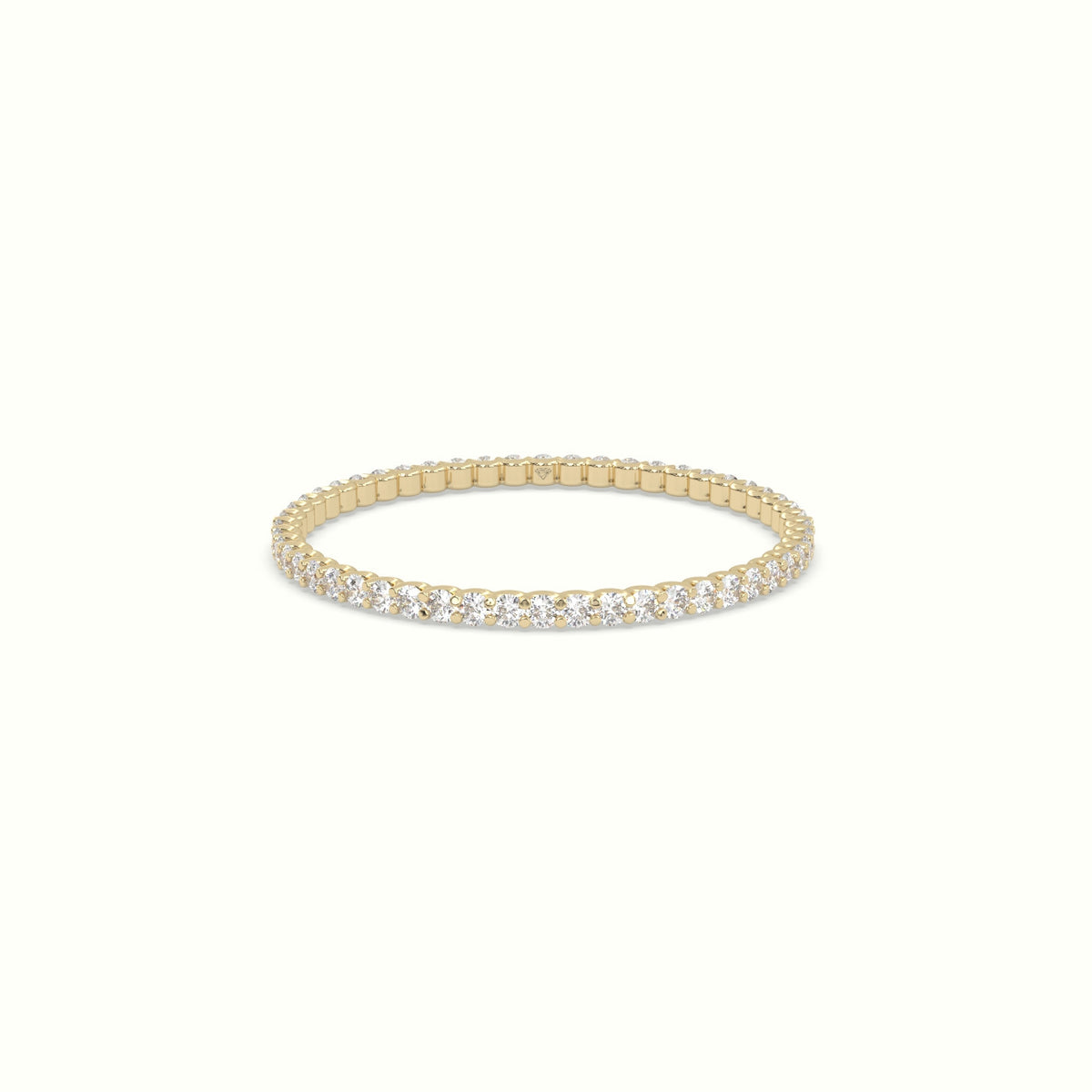 Diamond Eternity Wedding Ring — Yellow Gold