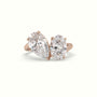 Oval & Pear Toi Moi Ring — Rose Gold