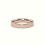 Time Honoured Heavy Weight Flat D Court Women'S Wedding Band — Rose Gold