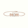 Mom Diamond Bracelet — Rose Gold