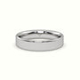 Time Honoured Heavy Weight Flat D Court Women'S Wedding Band — White Gold