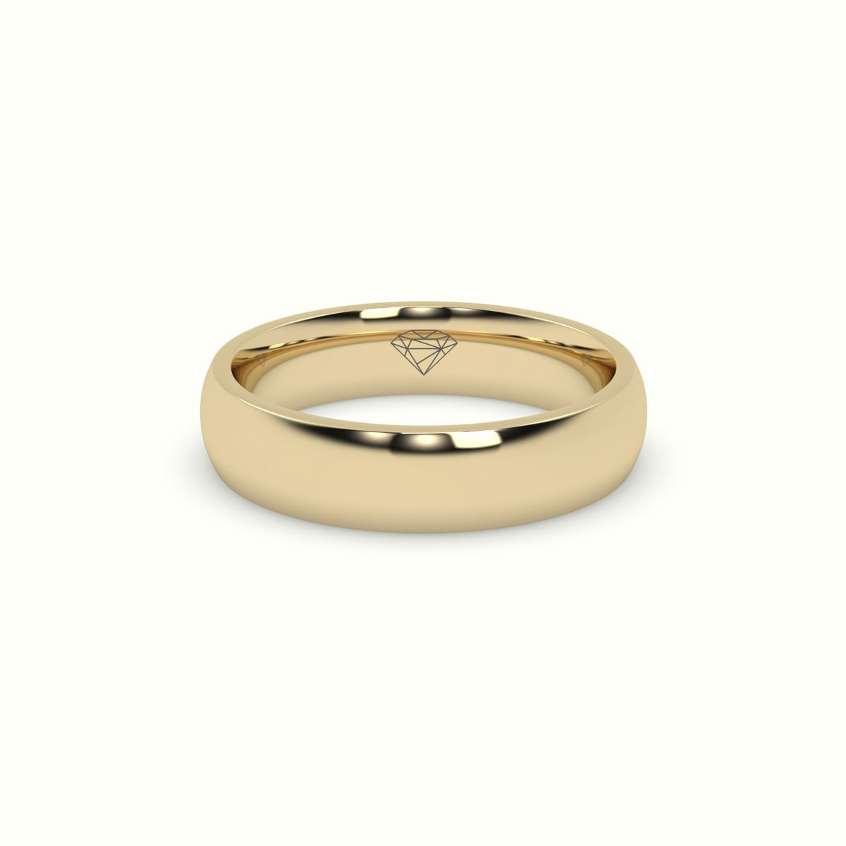 Traditional Wedding Band — Yellow Gold