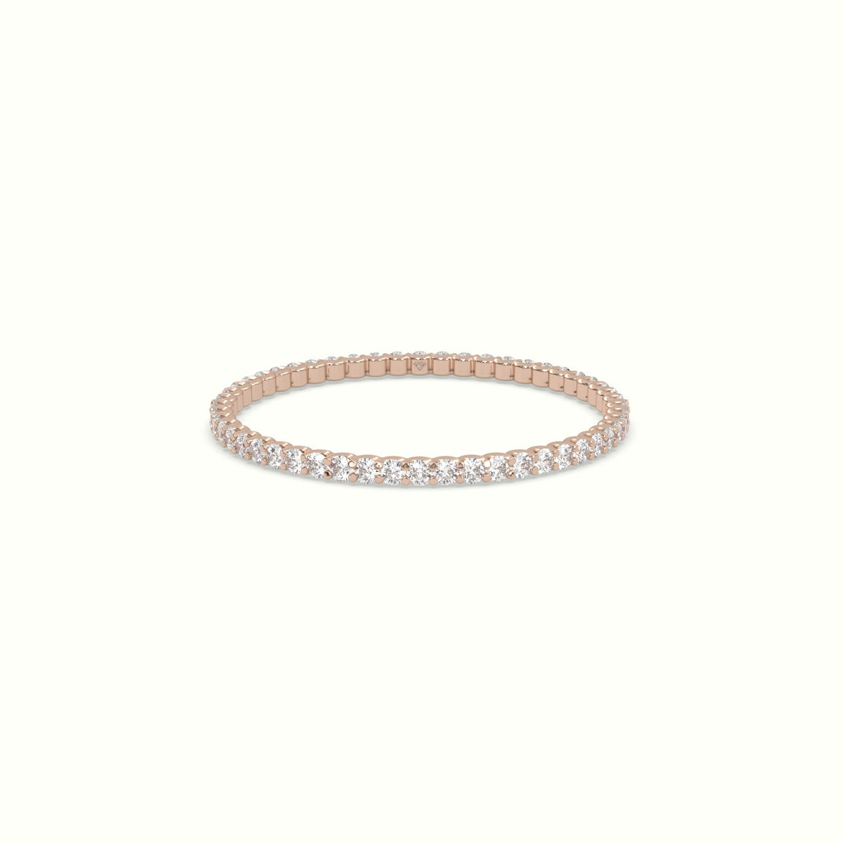 Diamond Eternity Wedding Ring — Rose Gold