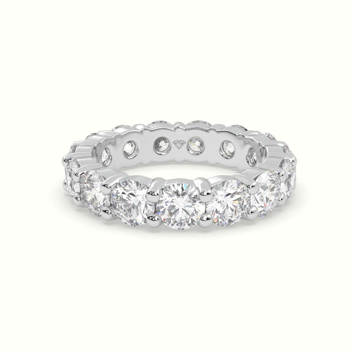 Diamond Eternity Wedding Ring — White Gold