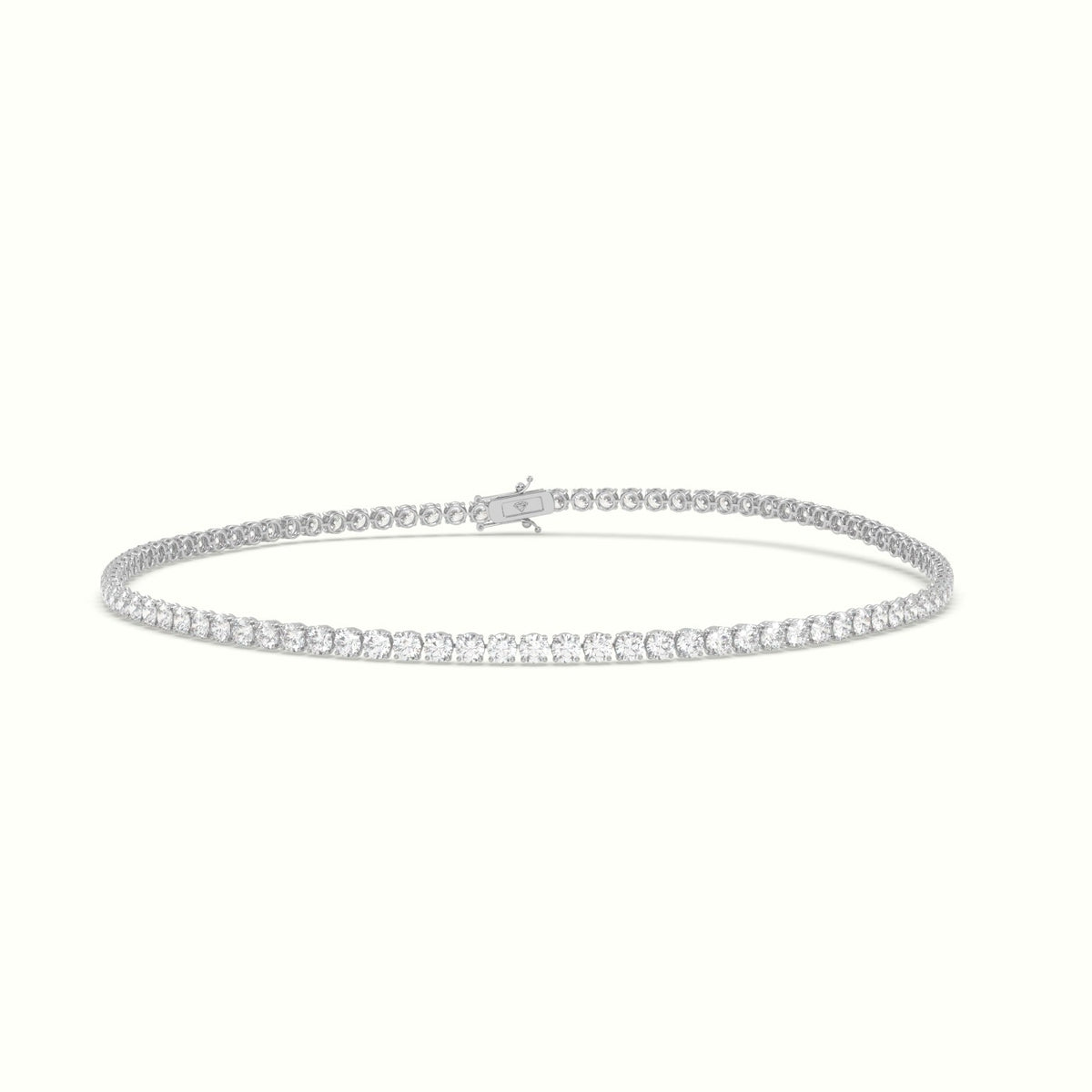 Tennis Bracelet 1.86 Carat Diamonds — White Gold