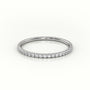 Round Diamonds Eternity Diamond Wedding Band — White Gold