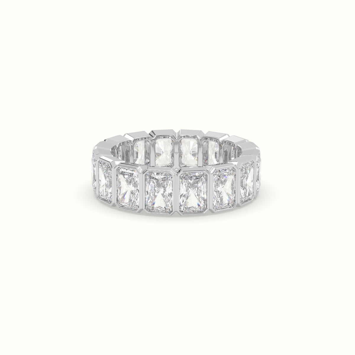 Diamond Eternity Wedding Ring — White Gold