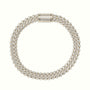 8Mm Diamond Cuban Link Bracelet — Yellow Gold