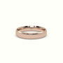 Modern Court Wedding Band — Rose Gold