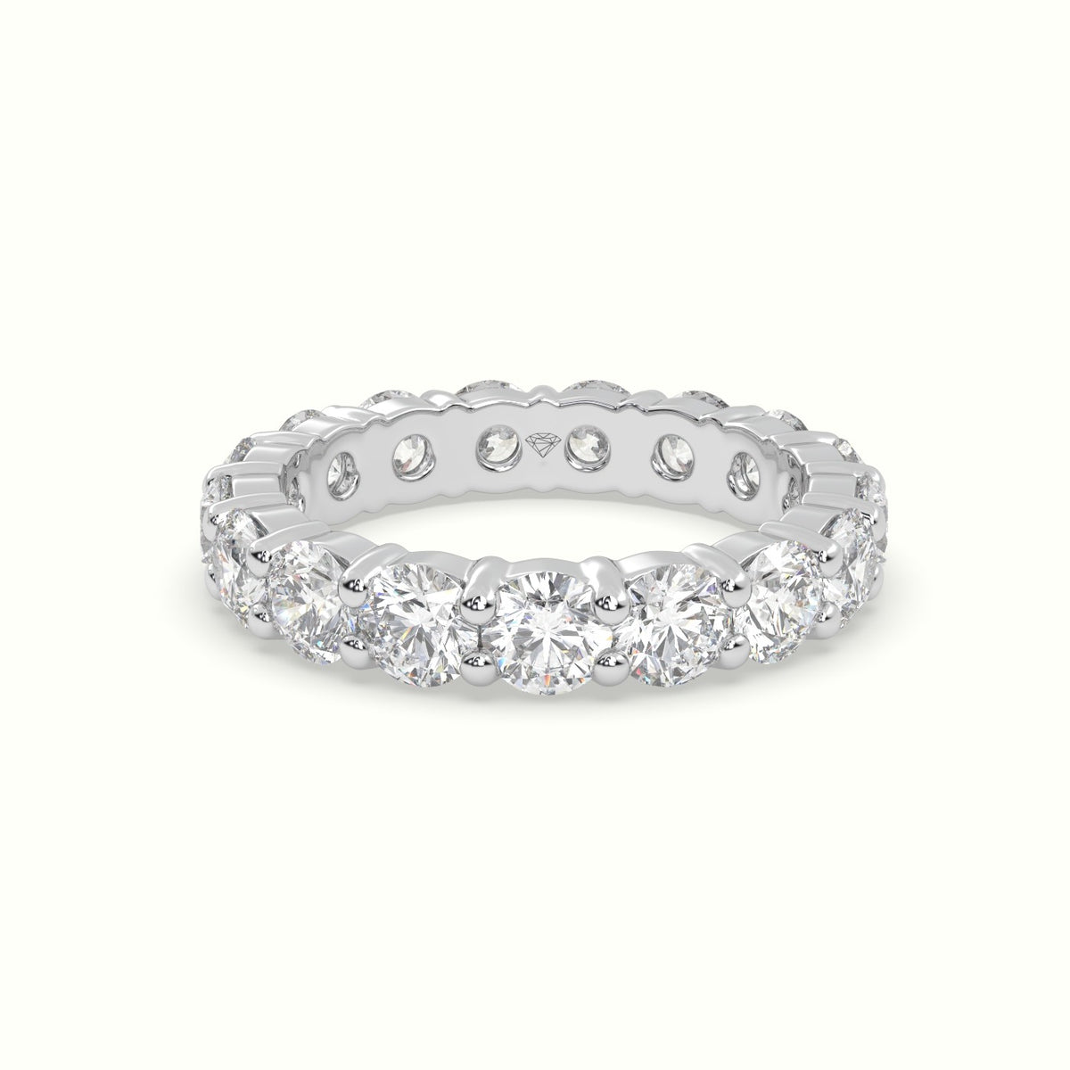Diamond Eternity Wedding Ring — White Gold