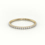 Round Diamonds Eternity Diamond Wedding Band — Yellow Gold
