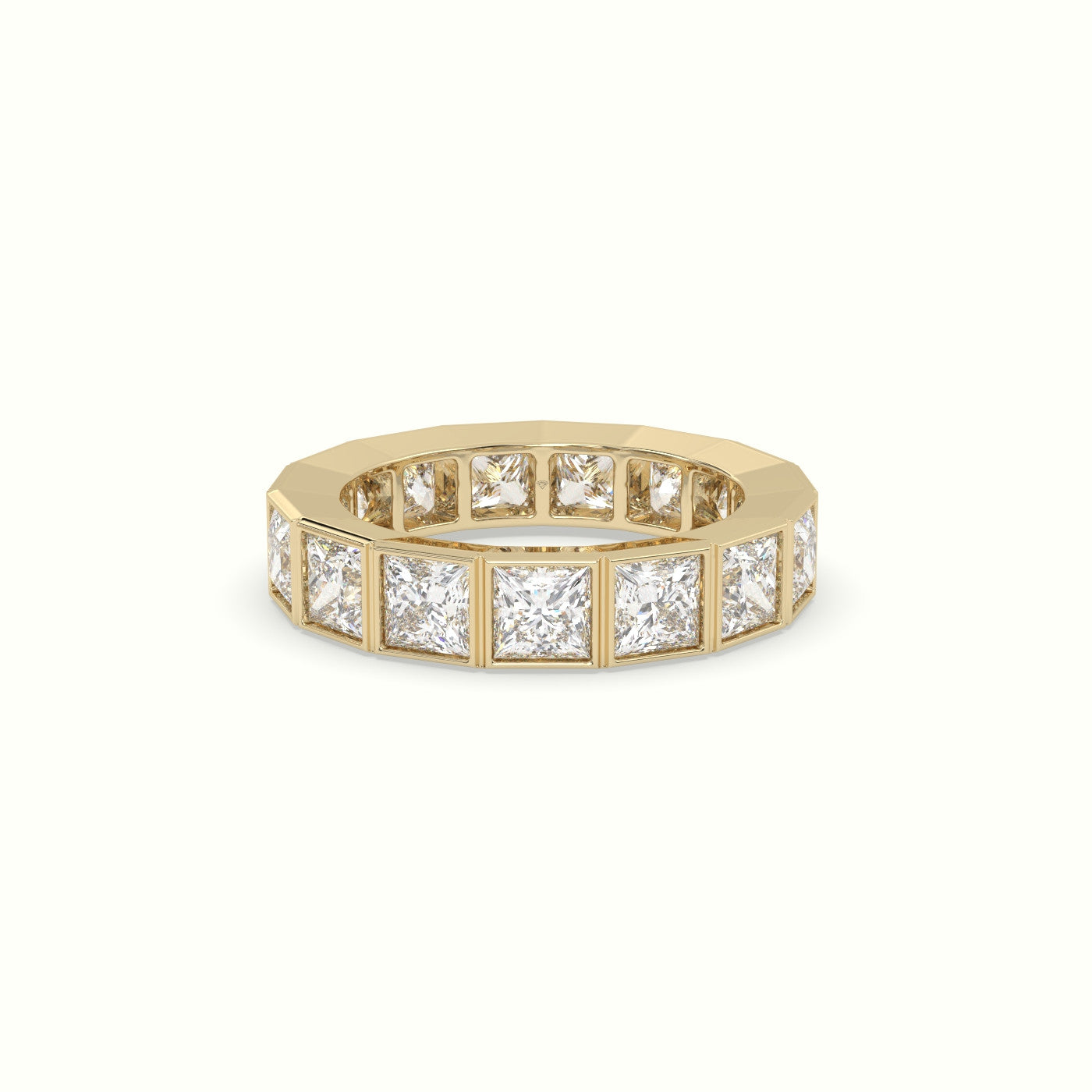 Diamond Eternity Wedding Ring — Yellow Gold