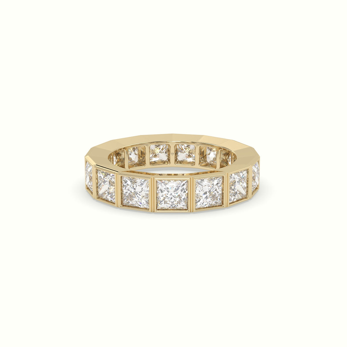 Diamond Eternity Wedding Ring — Yellow Gold