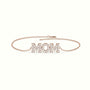 Diamond Mom Bracelet — Rose Gold