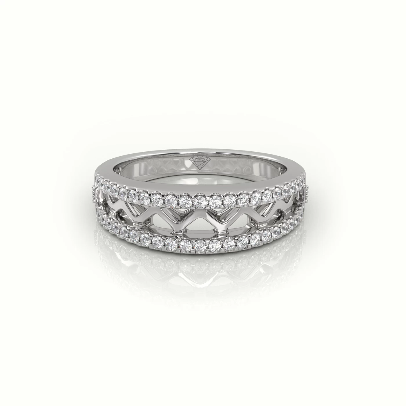 Stackable women’s  wedding ring