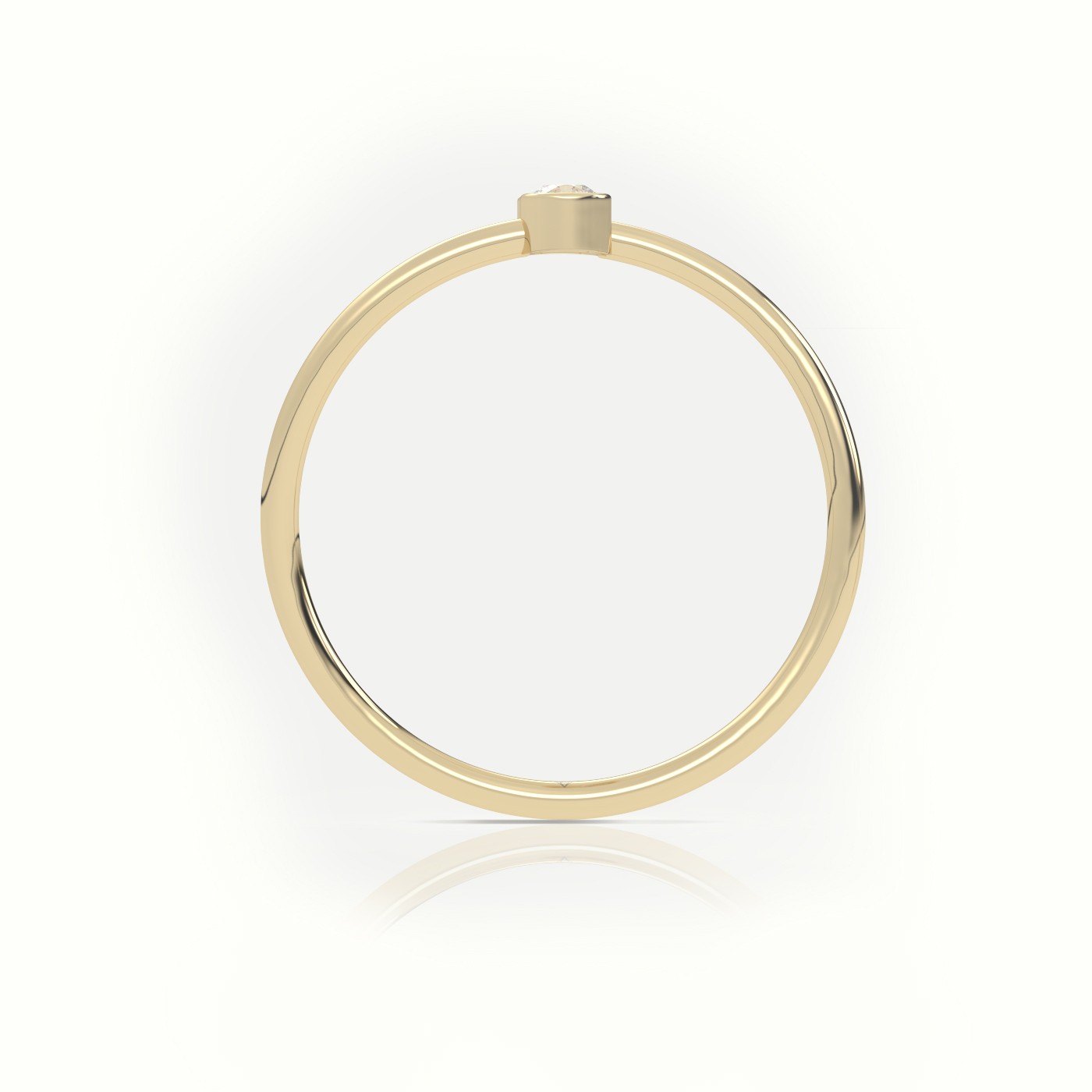 18k yellow gold  round cut dual diamond designer ring Photos & images