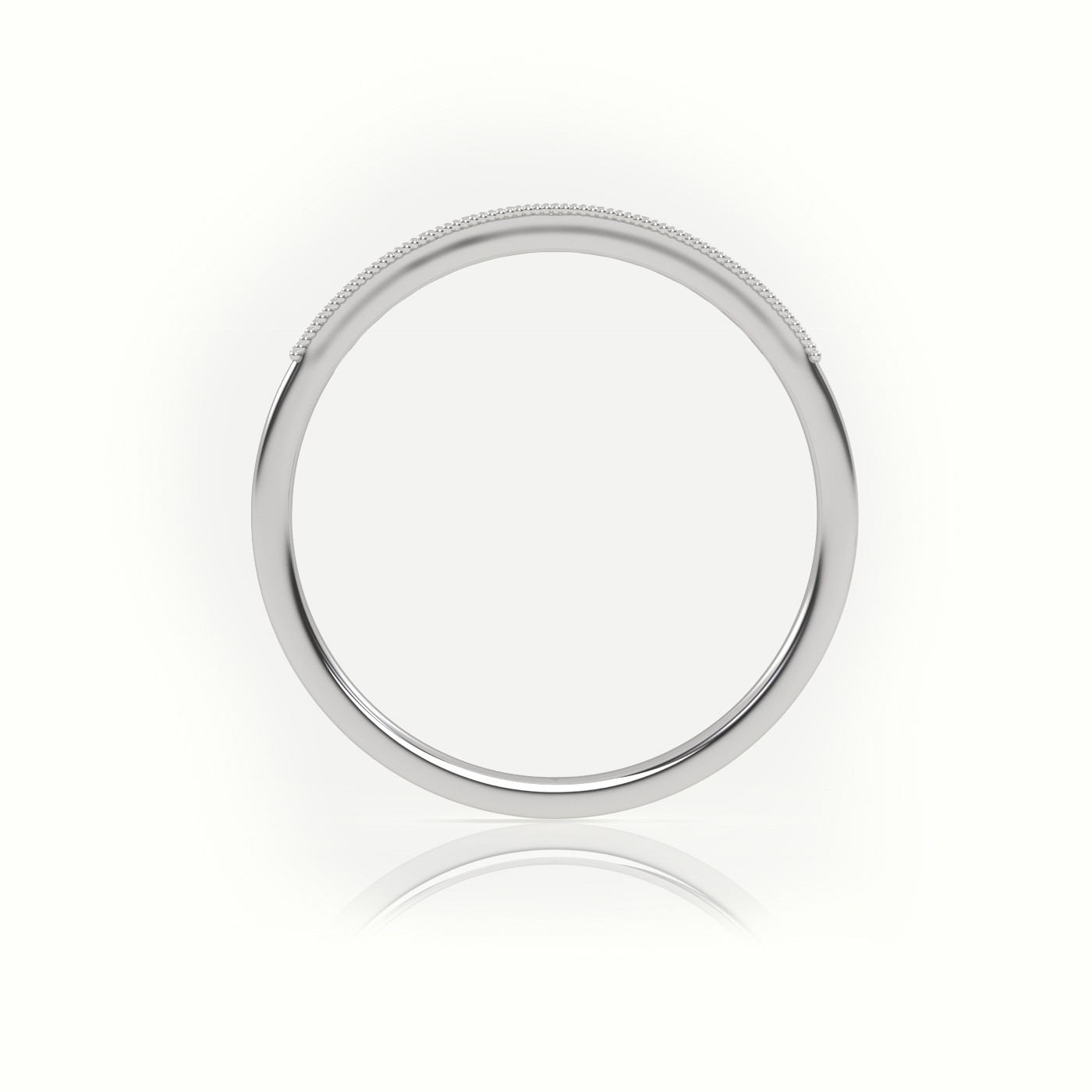 18k white gold  round cut diamond channel milgrain setting designer ring Photos & images