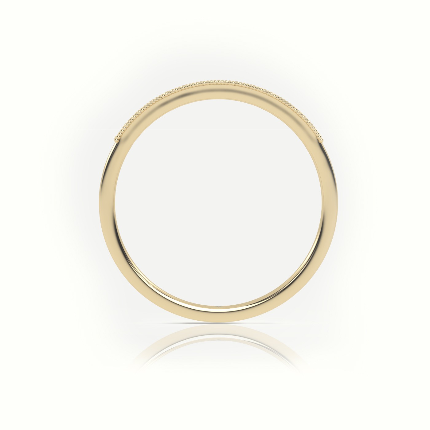 18k yellow gold  round cut diamond channel milgrain setting designer ring Photos & images