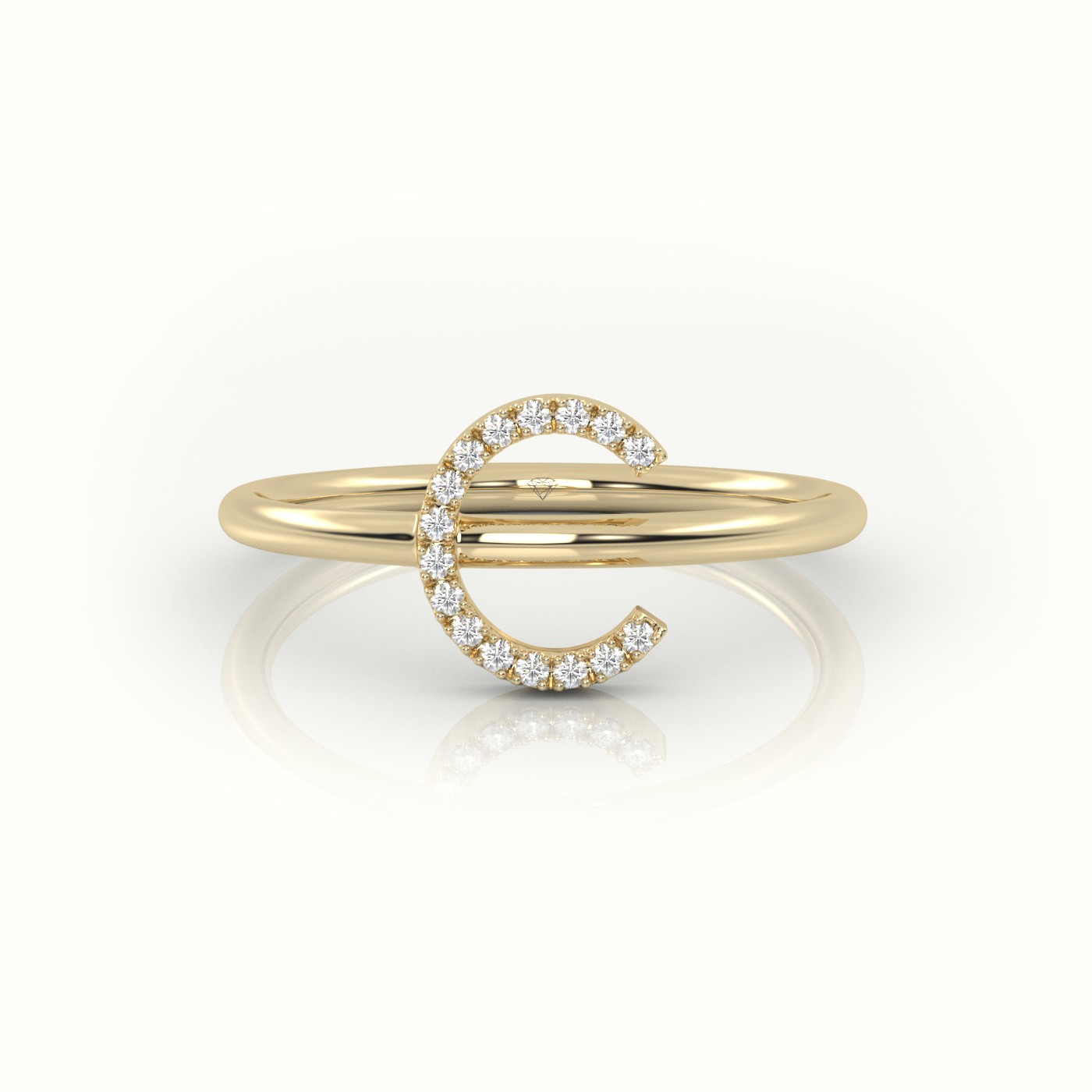 Buy Zivom Initial Alphabets J Letter American Diamond Gold Adjustable Band  Ring For Women Online at Best Prices in India - JioMart.