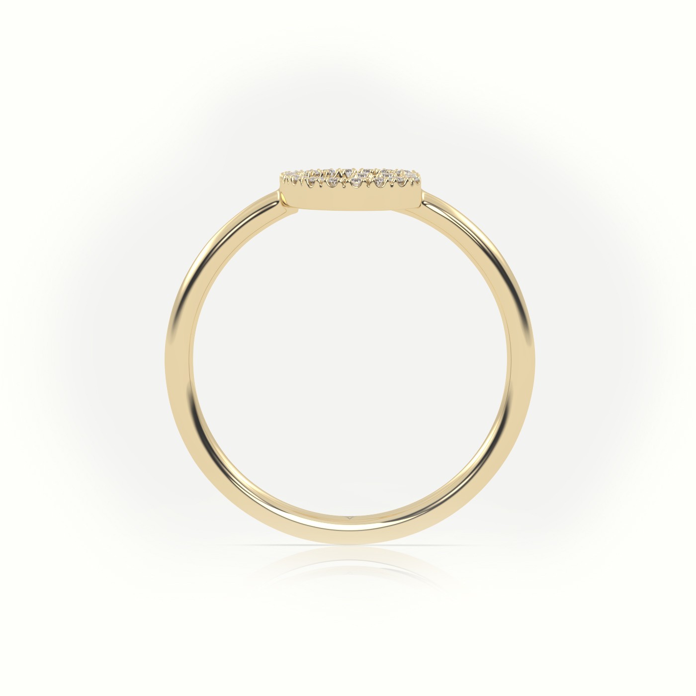 18k yellow gold  round cut diamonds “g” initials monogram alphabet ring Photos & images