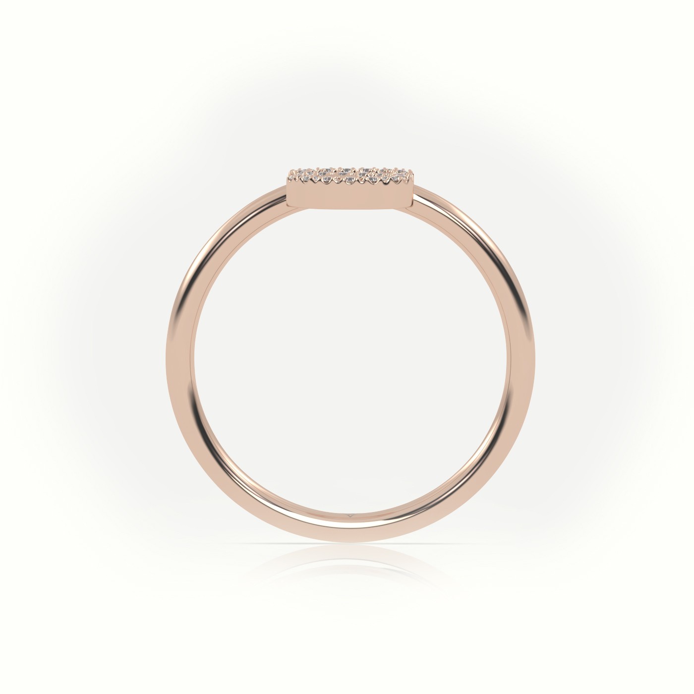 18k rose gold  round cut diamonds “s” initials monogram alphabet ring Photos & images