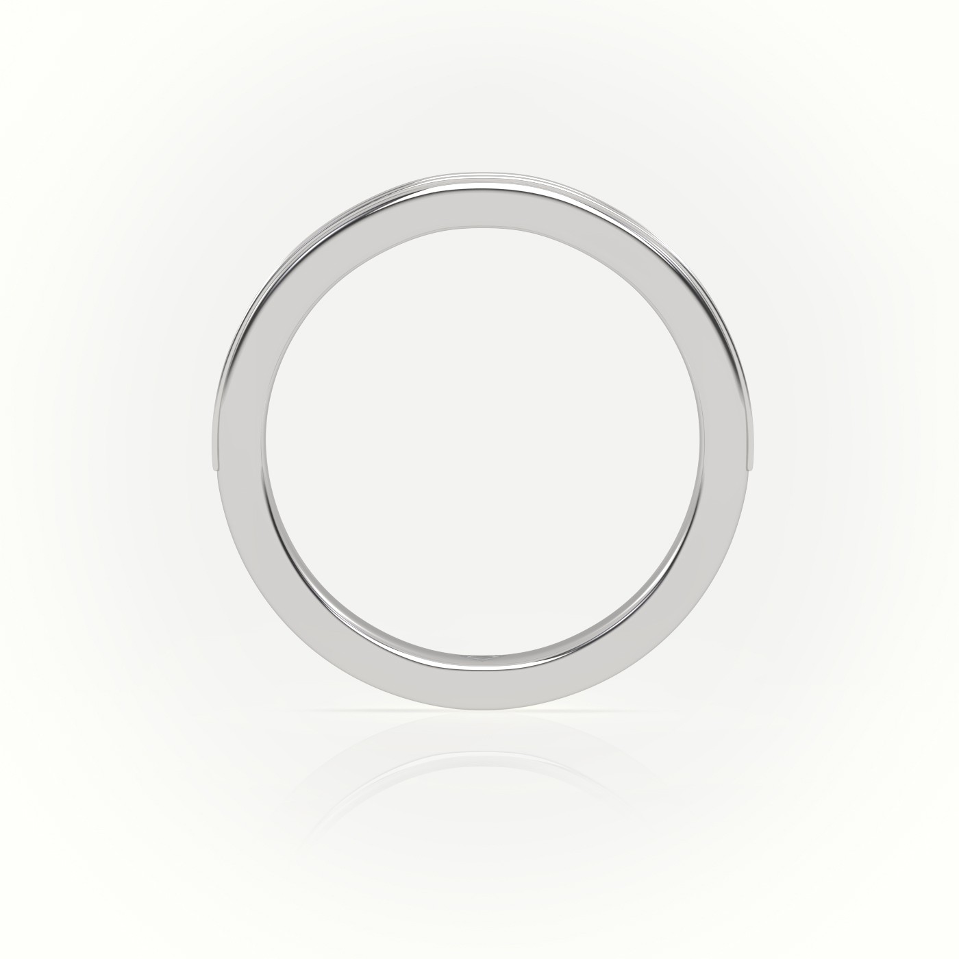 18k white gold  round cut diamonds channel setting eternity wedding band Photos & images