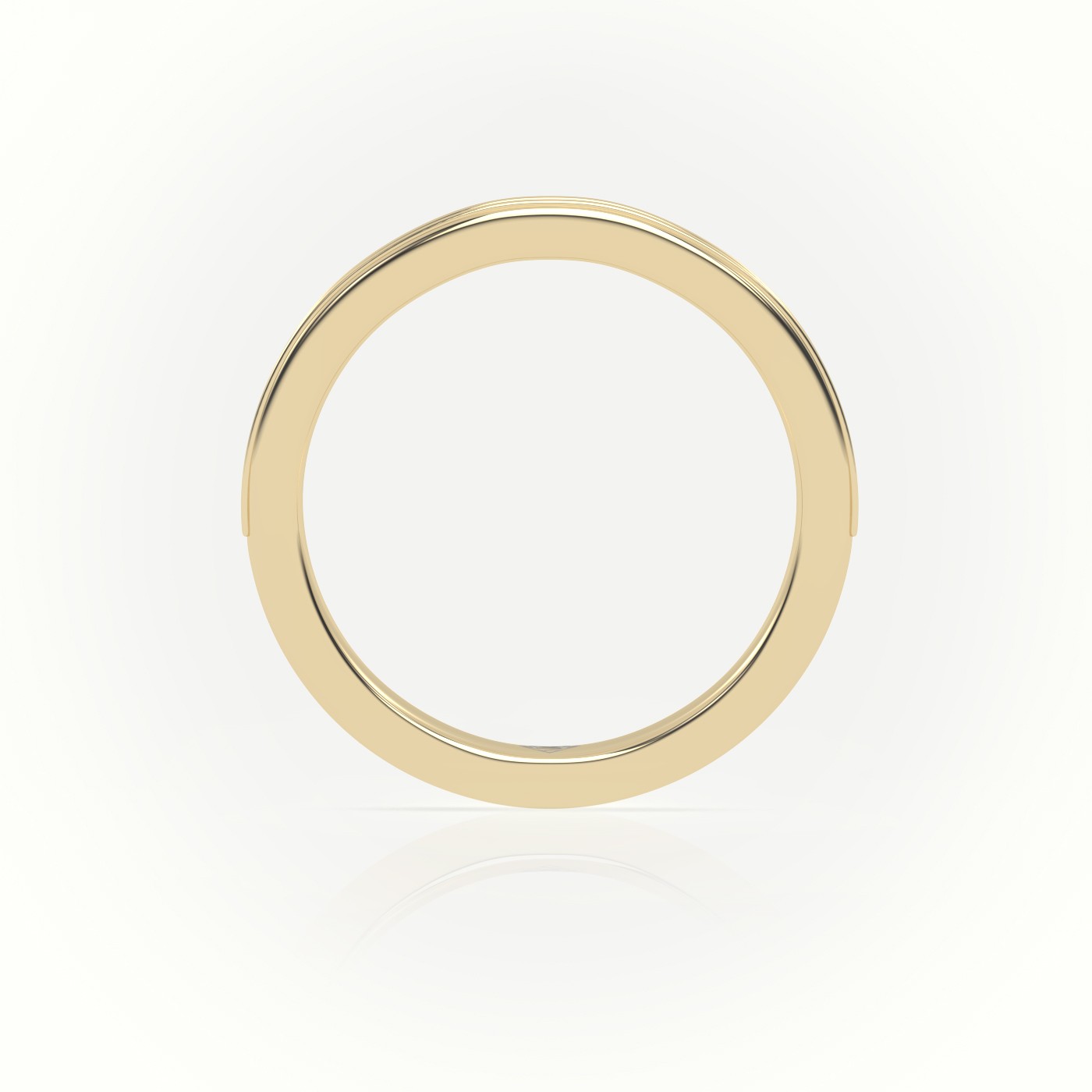 18k yellow gold  round cut diamonds channel setting eternity wedding band Photos & images