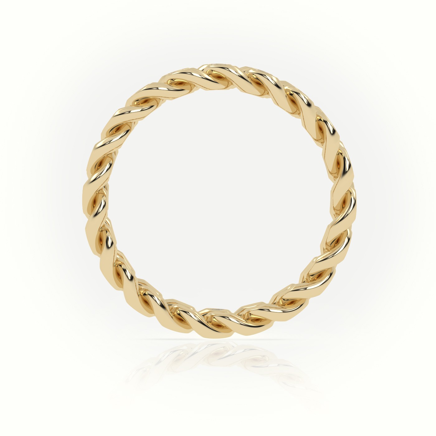 18k yellow gold  cuban diamonds ring 5mm Photos & images