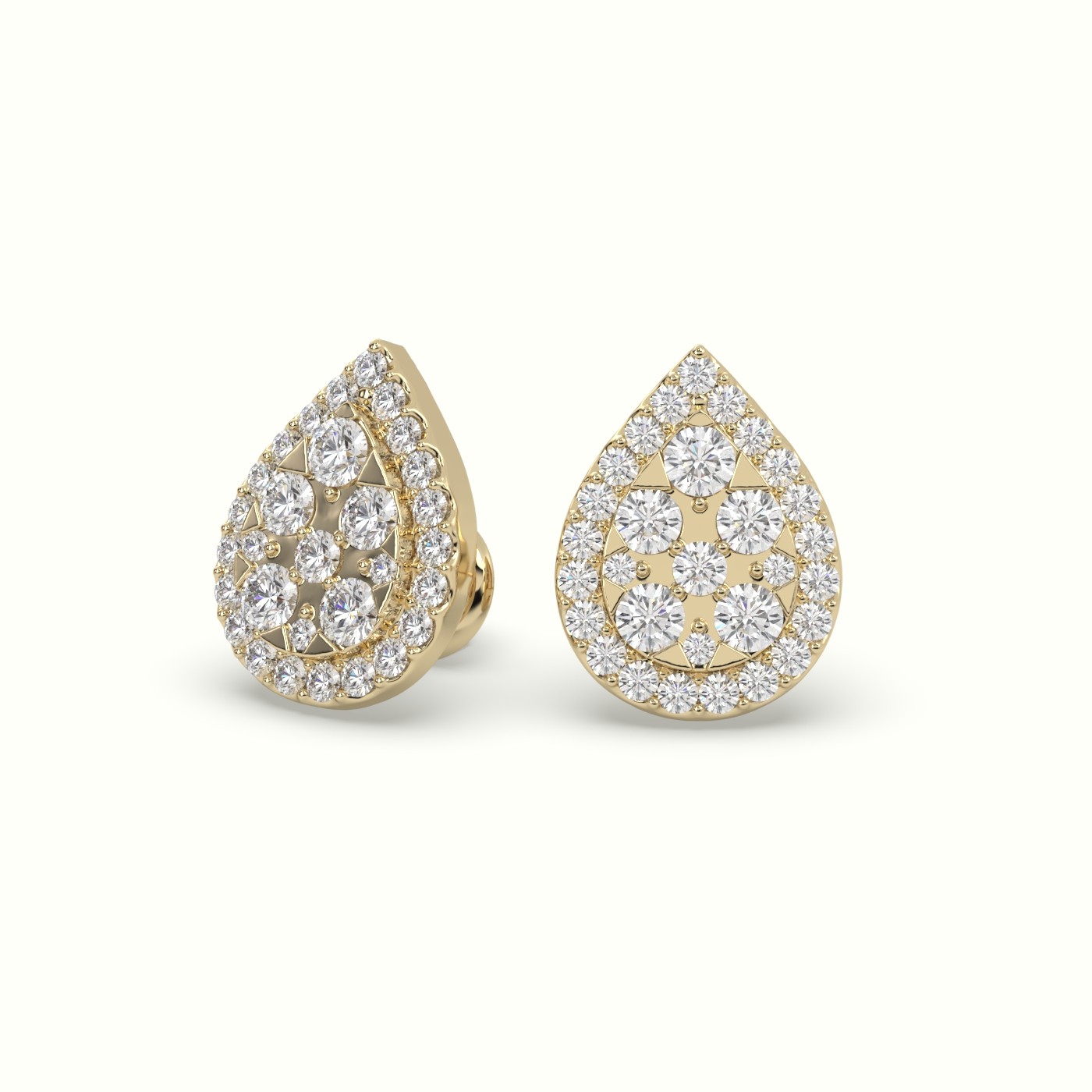 18k yellow gold  earring 102681