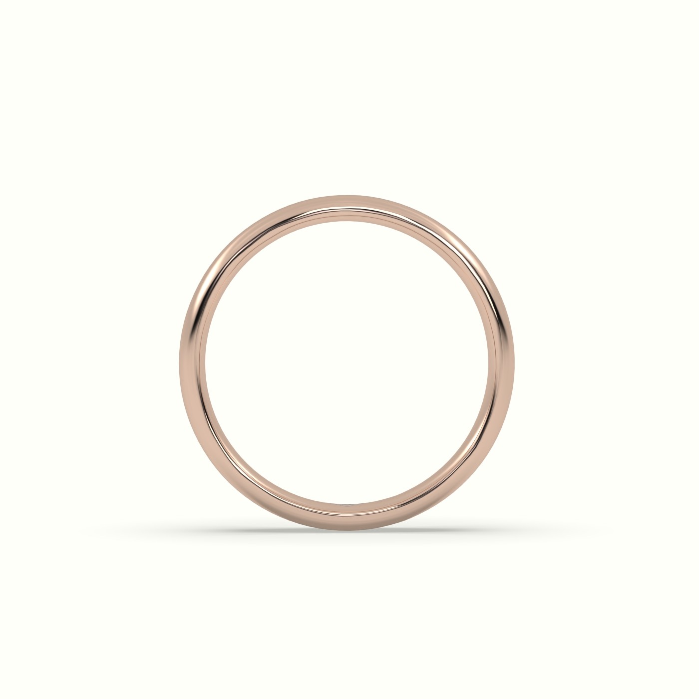 18k rose gold profile f wedding ring Photos & images